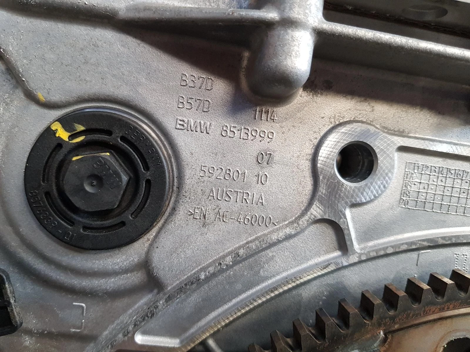 Motor BMW X5 B57D30O0 (B57D30A) 3.0L DIESEL 2019 – Bild 3