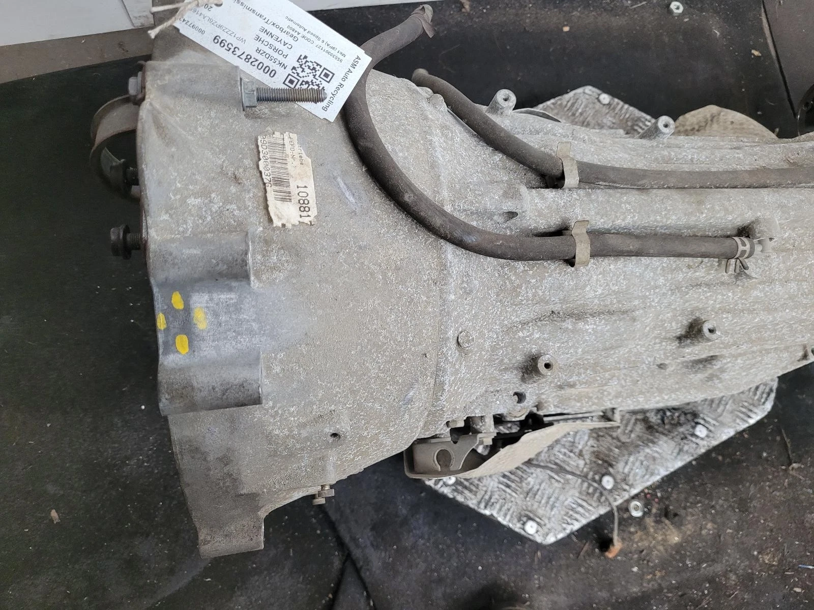 Getriebe PORSCHE CAYENNE 2005 4.5L Benzin 6-Gang Automatikgetriebe A4800 – OEM: 95530001127 / 09D300036P / 0AD 341 040 R | VIN: WP1ZZZ9PZ6LA41654 – Bild 3