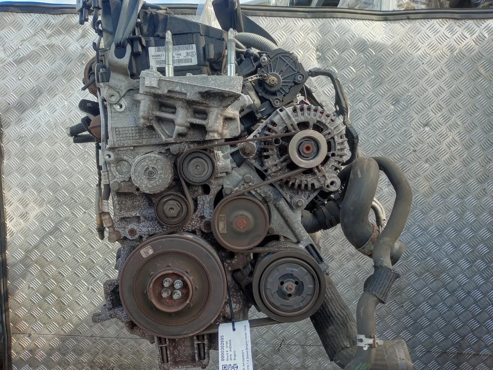 Motor TOYOTA AVENSIS 1.6 Diesel 1WW – Bild 3