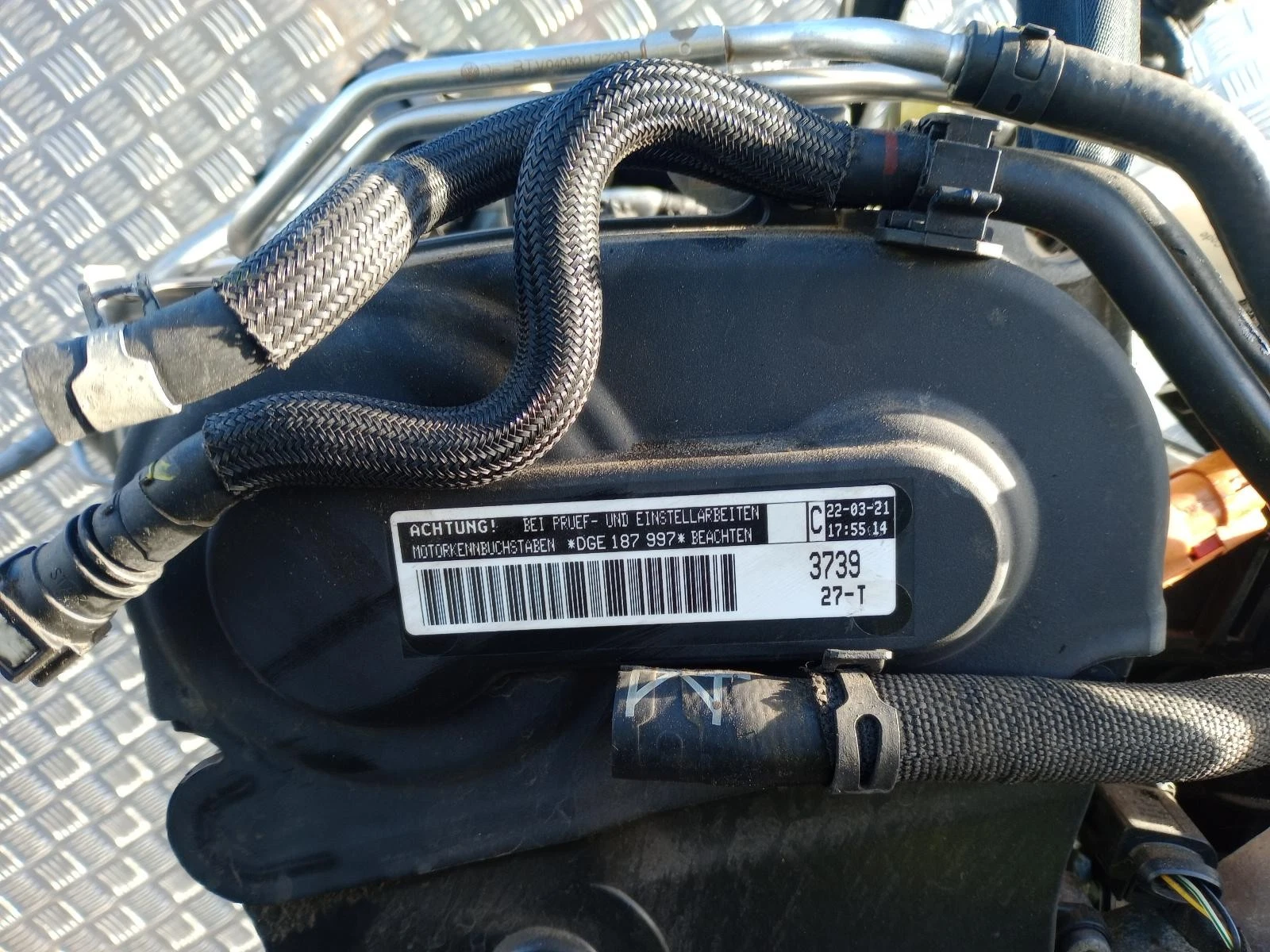 Motor SKODA SUPERB DGEB 1.4 Benzin Hybrid – Bild 3